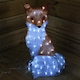 image 5 of 54cm The Snowman & Snowdog 2018 Acrylic Fox Christmas Decoration with 100 Ice White LEDs