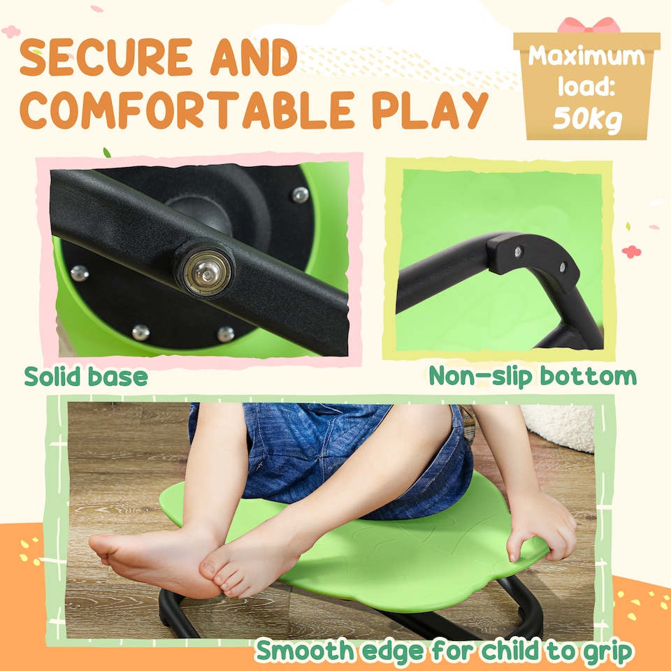 image 1 of AIYAPLAY Spinning Chair for Autism, Sensory Spinning Chair