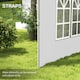 image 4 of Outsunny Gazebo Side Panels for 3x3(m) or 3x4m Pop Up Gazebo, 2 Pack, Black