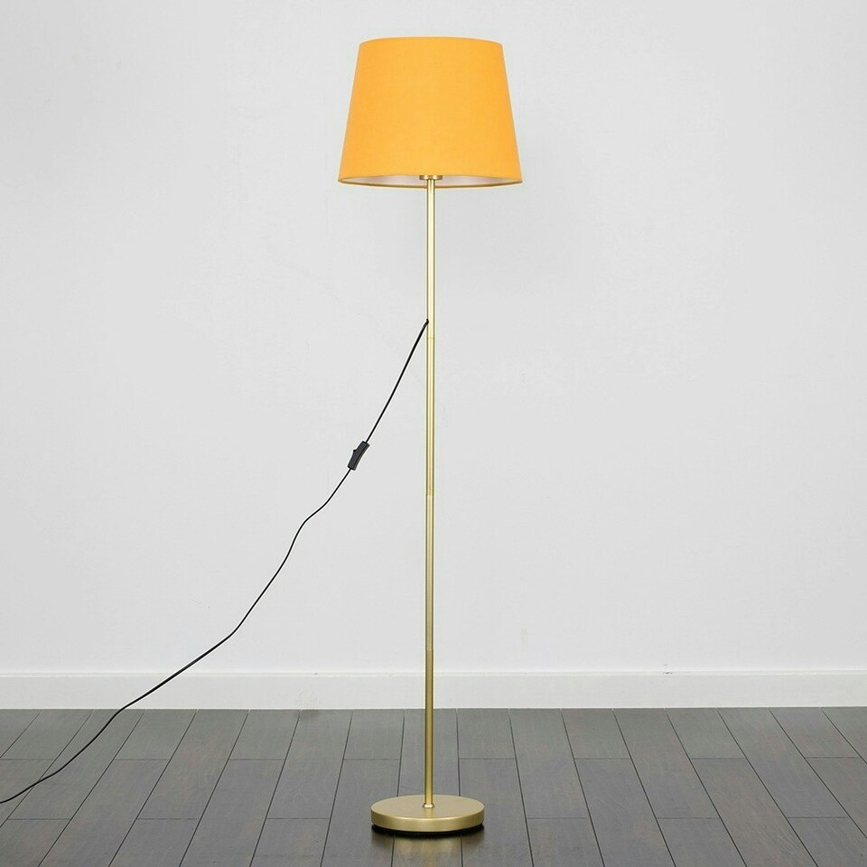 image 1 of ValueLights Gold Floor Lamp