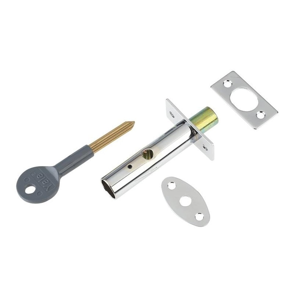 Yale Locks Pm444 Door Security Bolt - Multi Colour - Polished Chrome Finish Visi of 1 Multi