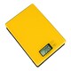 image 1 of Interiors By Premier Compact Yellow Glass Rectangular Kitchen Scale, Elecronic Style Scale For Ingredients, Easy To Read Scale