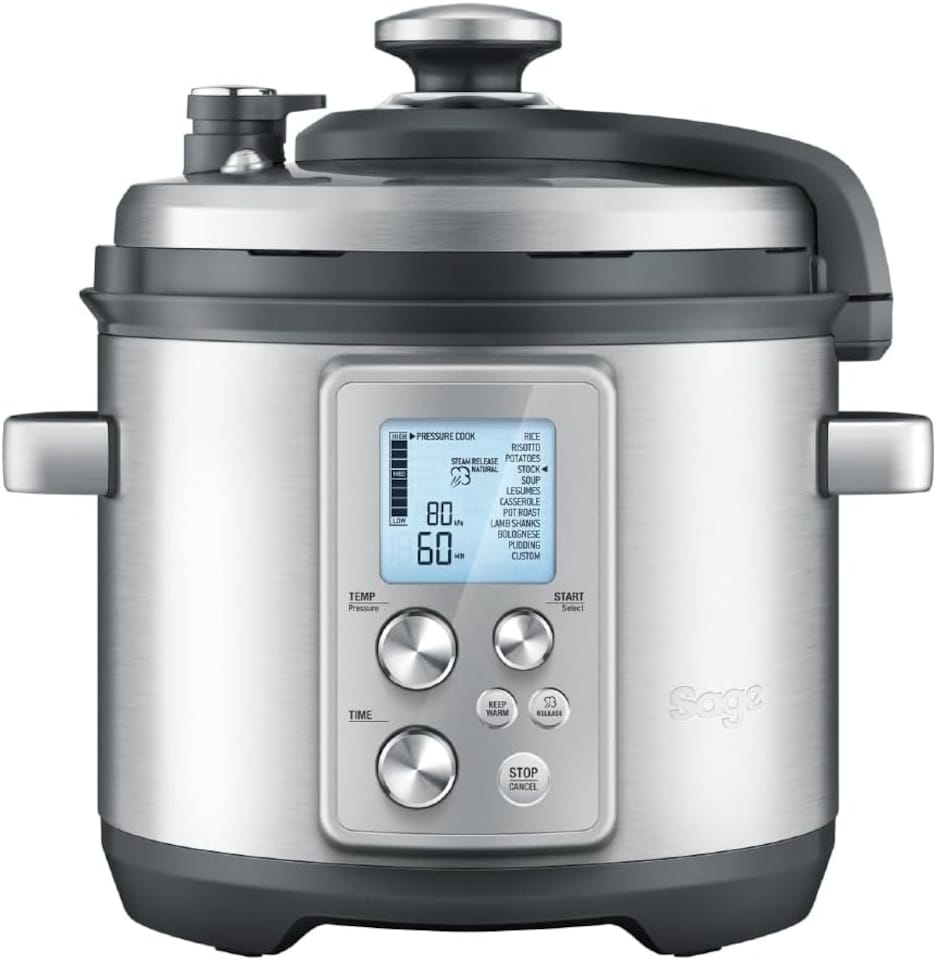 image 1 of Sage Fast Slow Pro Pressure Cooker 4L Brushed Stainless Steel