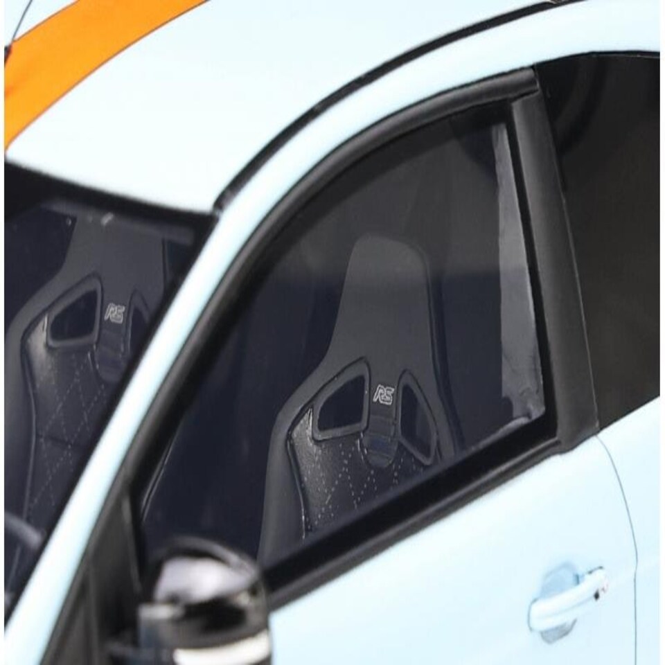 image 1 of 2010 Ford Focus MK2 RS Le Mans Blue and Orange 1:18 Scale Otto Mobile OT1011