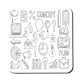 image 3 of Business doodles (Placemat & Coaster Set)