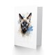 image 2 of Cat Lover Siamese Watercolour Animal Portrait Painting Greeting Card