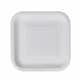 image 2 of Plate set Algon Disposable White Cardboard Squared 23 cm (24 Units) N/A