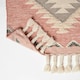 image 5 of Homescapes Pali Pink Kilim Wool Rug - 90 x 150 cm | Pink | 90 x 150 cm