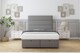 image 1 of Sloomy Texas Pewter Dumfries Ottoman Bed With Mattress With 26" Strutted Headboard 4' Small Double