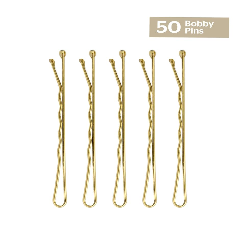 image 1 of Brushworks Blonde Bobby Pins - 50 Pieces