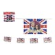 image 3 of Royal Couple Rayon Flag With Grommets - Multicolour - One Size Multi