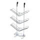 image 3 of Showerdrape Atrium 3 Tier Hanging Chrome Shower Caddy
