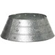 image 1 of HOMCOM 66cm Christmas Tree Collar with Hollow Snowflake Patterns Silver