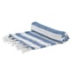 image 1 of Nicola Spring Turkish Soft Lightweight 100% Cotton Bath Towel - 170 x 90cm - Blue Stripe - Bath Towel Beach Towel Bath Sheet Beach Blanket Blue