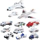 image 7 of 44 Pcs Astronaut Space Ship Shuttle Pretend Play Set