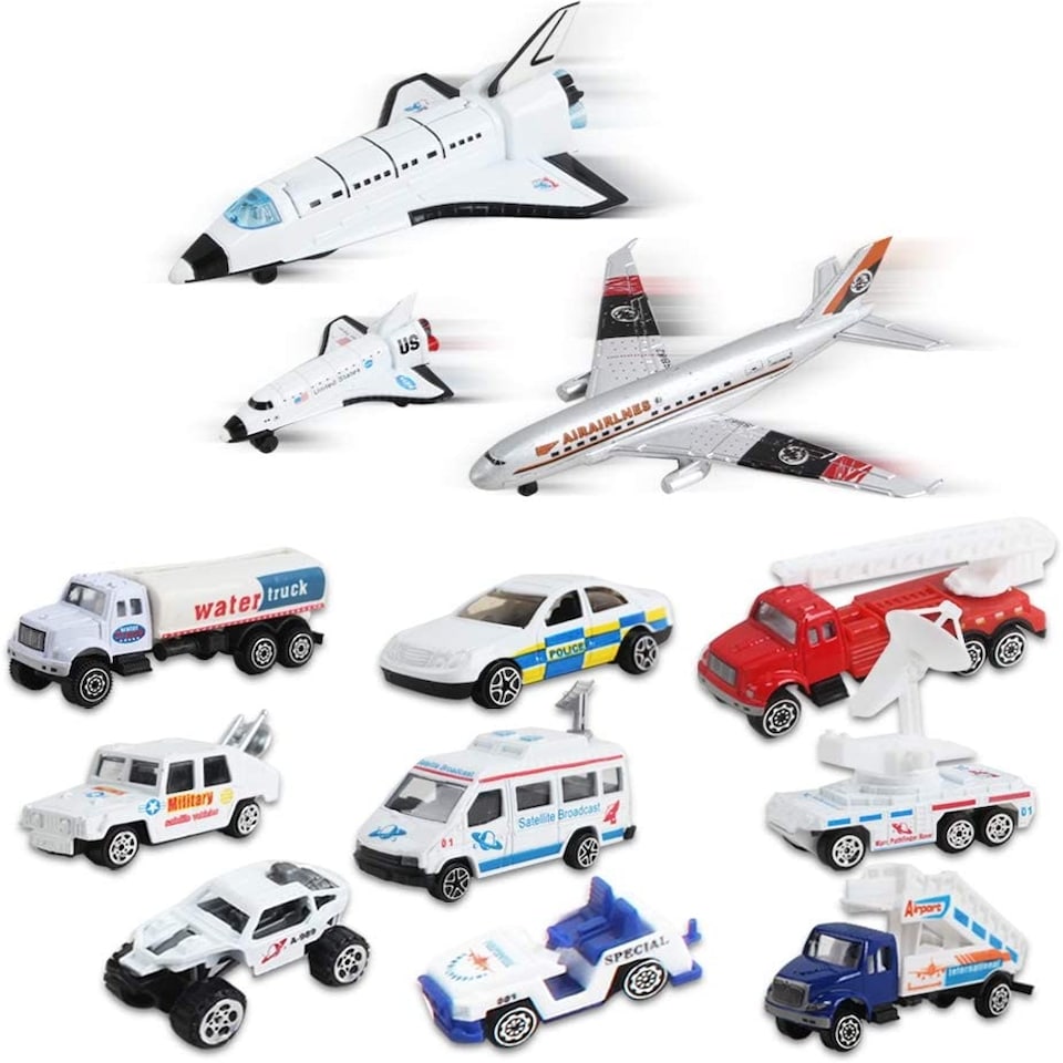 image 1 of 44 Pcs Astronaut Space Ship Shuttle Pretend Play Set