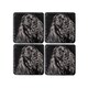 image 3 of The Just Slate Company Set of 4 Cocker Spaniel Slate Coasters