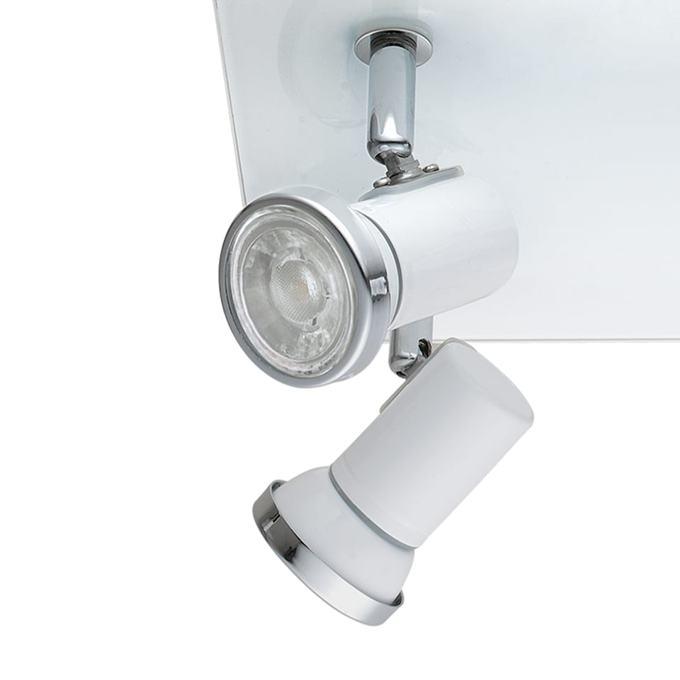 image 1 of EGLO Tamara 1 LED Steel White LED Bathroom 4-Light Spotlight