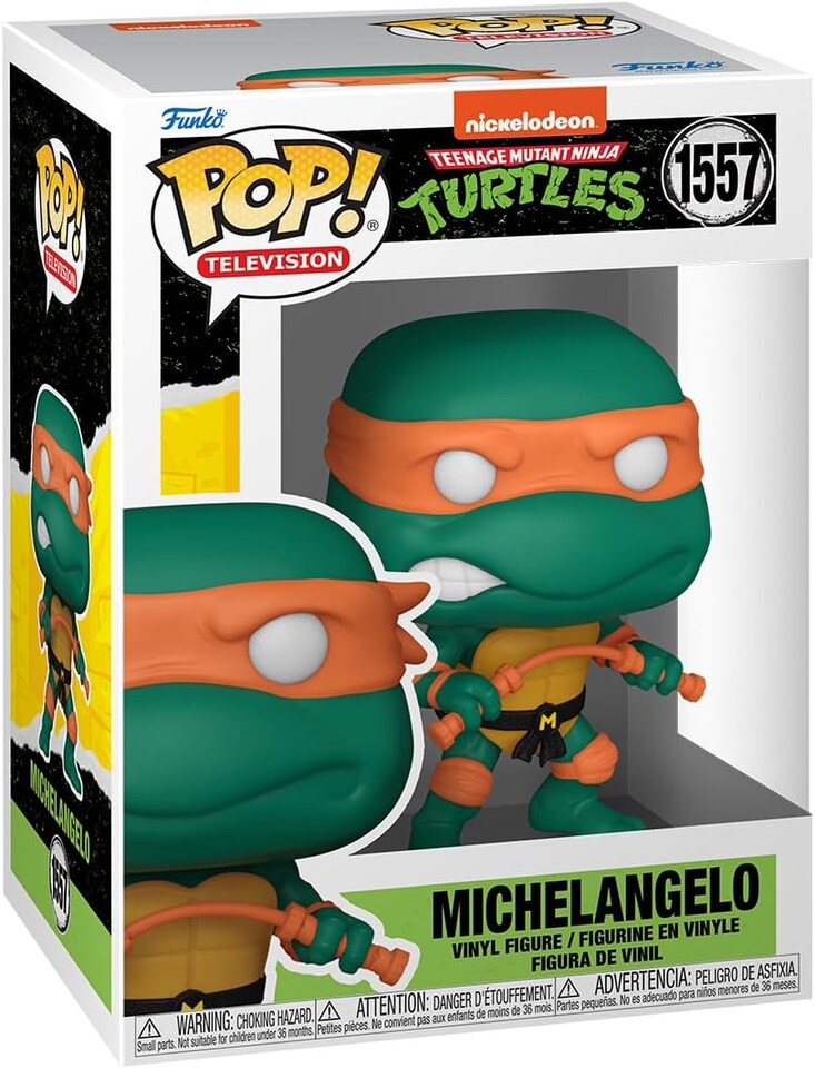 image 1 of Funko TV Teenage Mutant Ninja Turtles Michelangelo POP Vinyl Figure
