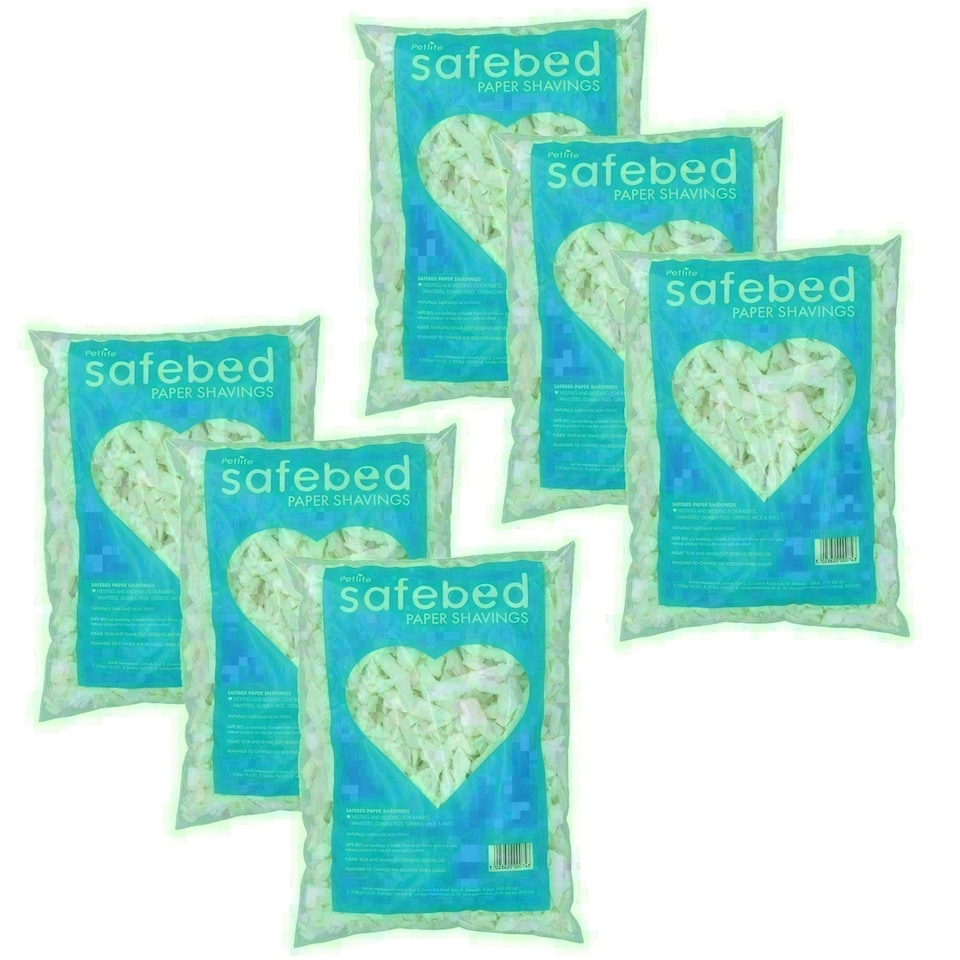 image 1 of 6 Pack Small Animal Hamster Gerbils Mice Rats Paper Shavings Bedding Nesting