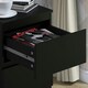 image 8 of FWStyle Stora 2 Drawer Bedside Cabinet - Matt Black