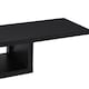 image 8 of HOMCOM Floating TV Unit, Wall Mounted TV Stand with Open Shelf and 2 Cable Holes, Entertainment Unit for Living Room, Black