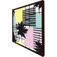 image 3 of Geometric shape & leaf print (Picture Frame) Grey | S