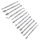 image 3 of 12pc Stainless Steel Wax Carver Carving Set Hobbyist Model Making TE057