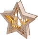 image 3 of St Helens Wooden Light Up Star Festive Scene
