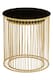 image 5 of Interiors by Premier Stable Set Of Two Black And Gold Side Tables, Stylish Kitchen Side Table For Breakfast, Robust Side Table | Gold