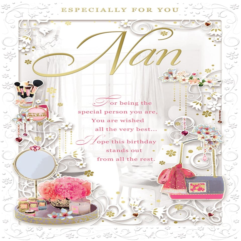 image 1 of Nan Birthday Opacity Card