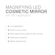 image 6 of Magnifying Mirror x10 with Light