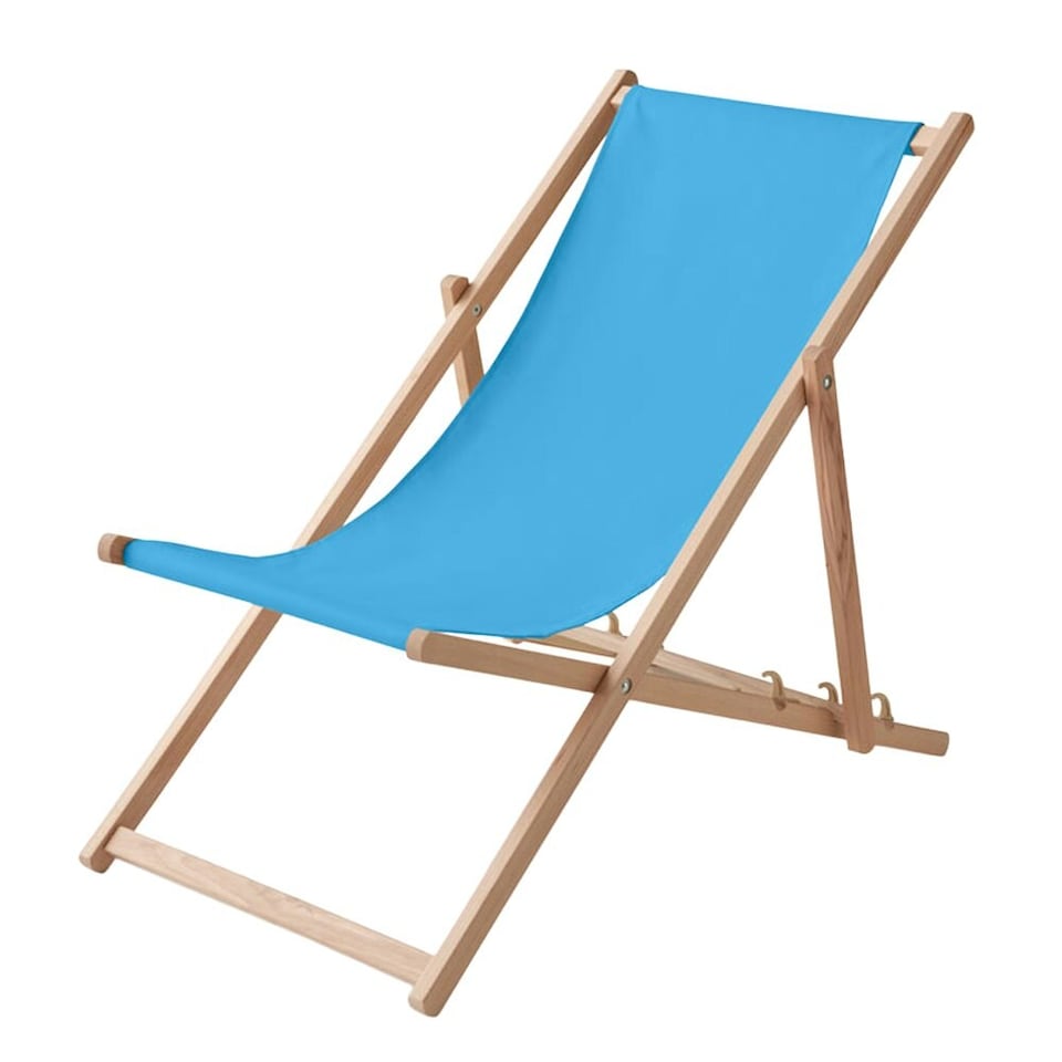 MidOcean Honopu Wood Folding Chair - Turquoise - One Size | Blue