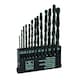 image 6 of HSS Twist Drill Bit Set 13pc metric 1.5mm - 6.5mm Metal Wood Precision