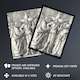 image 2 of Doubting Thomas Bible Scene Albrecht Durer Wall Art Poster Print 12X16"