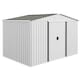 image 1 of Outsunny 9 x 6FT Galvanised Garden Storage Shed with Sliding Door, Silver