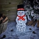 image 1 of 53cm 100 LED Acrylic Snowman Indoor Outdoor Christmas Decoration