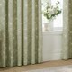 image 3 of Wylder Bella Floral Sage Eyelet Curtains 168 x 183cm Green | Sage Green