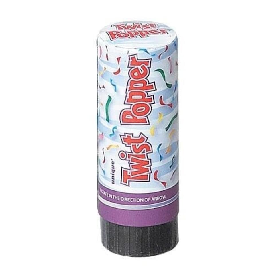Twist Popper Confetti Shooter 10cm