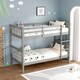 image 4 of Oliver Grey Single Wooden Bunk Bed