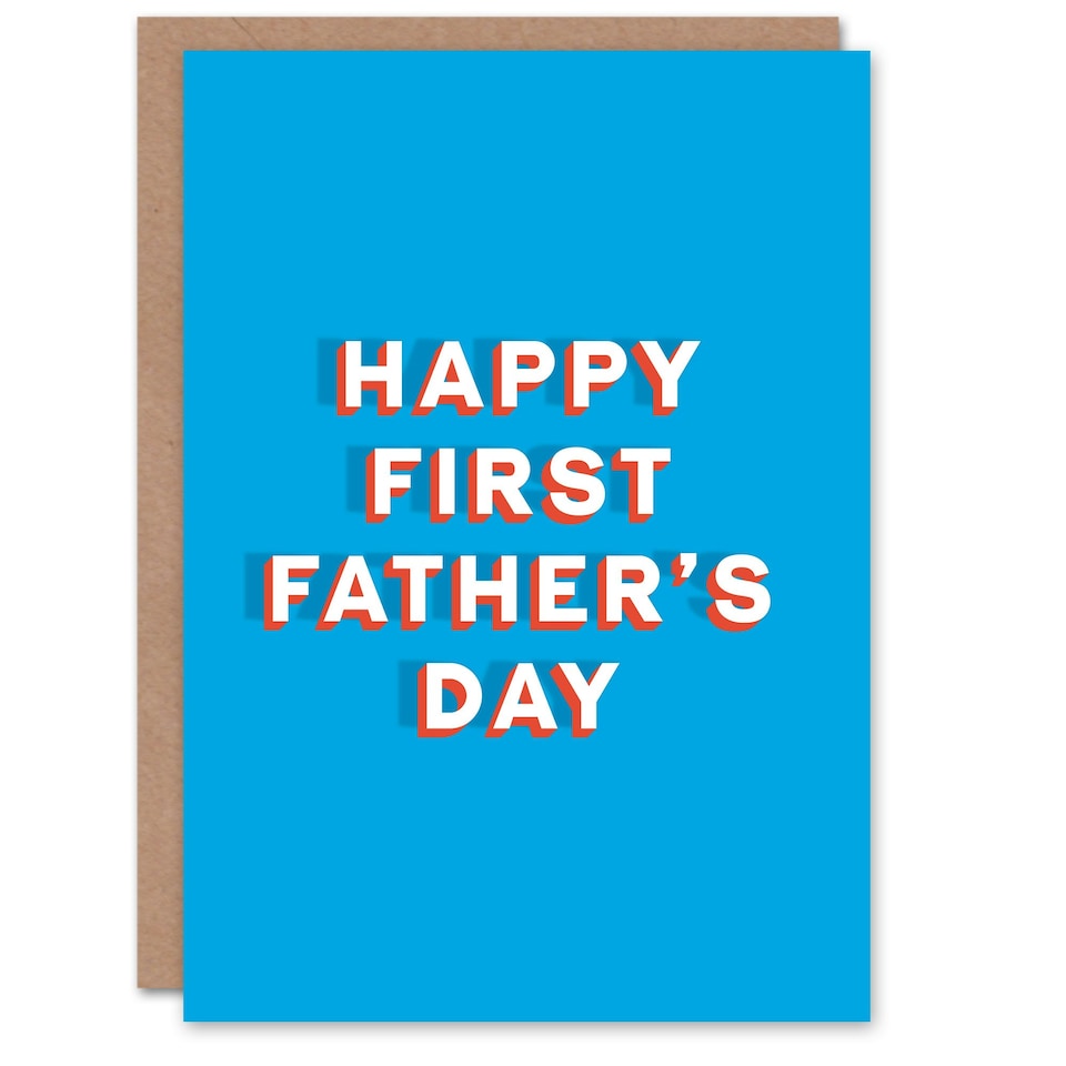 image 1 of First Sincere Loving Thoughtful Fathers Day Dad Card