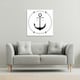 image 2 of Nautical Anchor (Canvas Print) 127 x 127 x 4cm