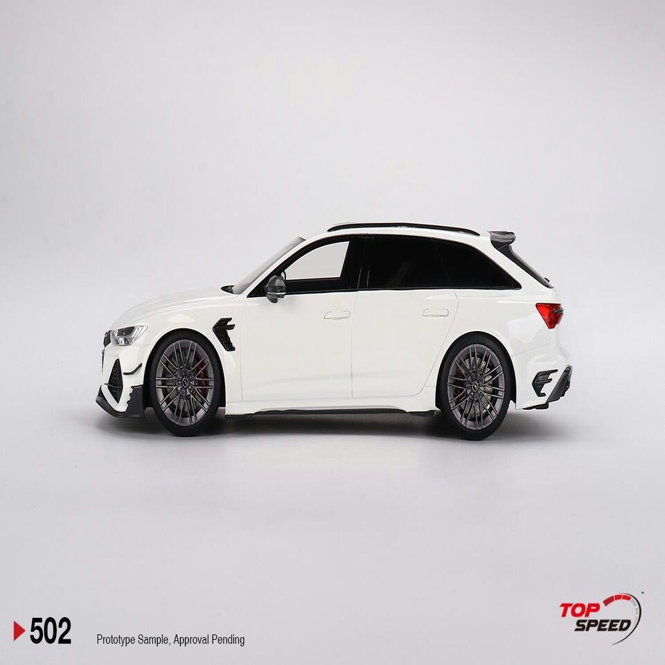 image 1 of Audi ABT RS6-R Glacier White Metallic 1:18 Scale TSM TS0502