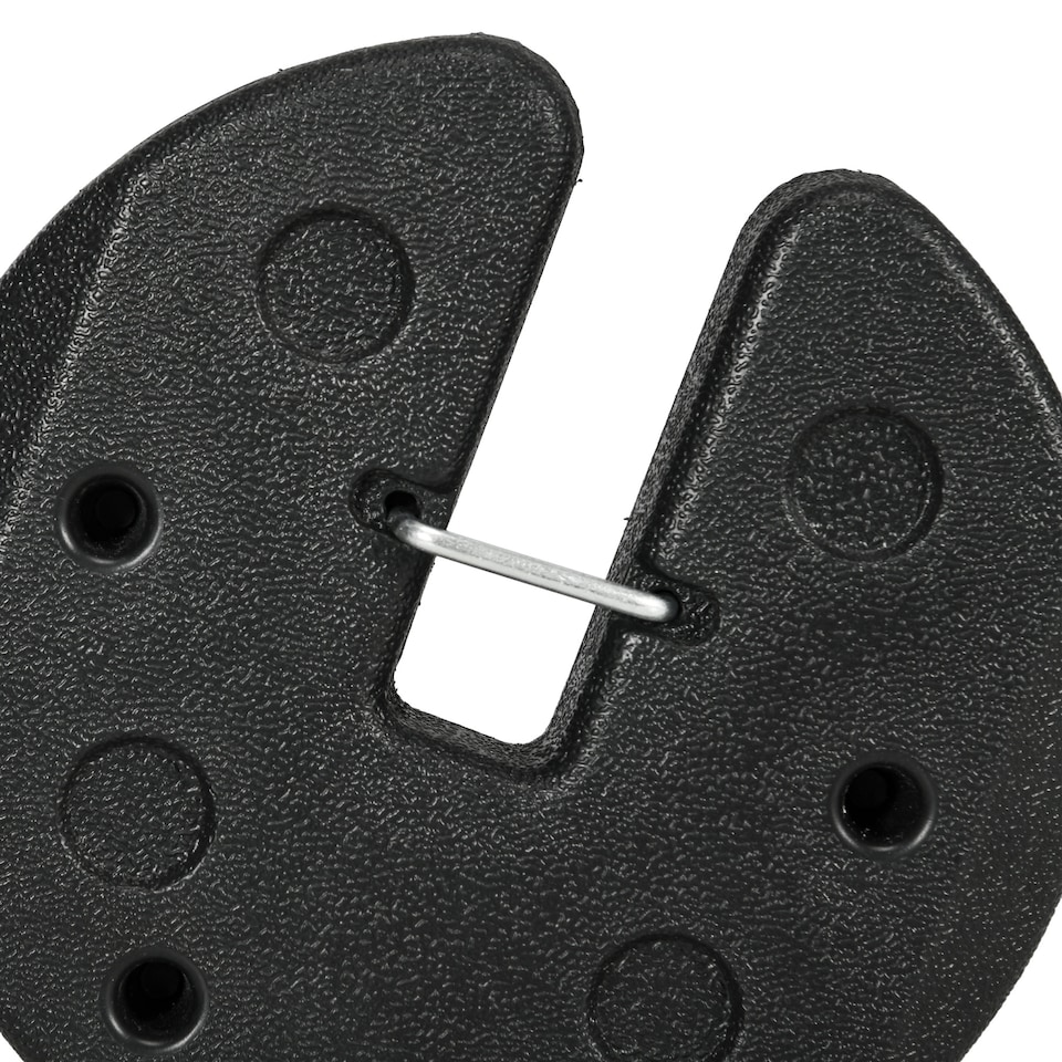 image 1 of Outsunny Gazebo Weights Set of 4, Total 12KG Weights for Gazebo Legs with Reinforce Pins and Carry Belt, for Gazebos Shelters Marquees Tents