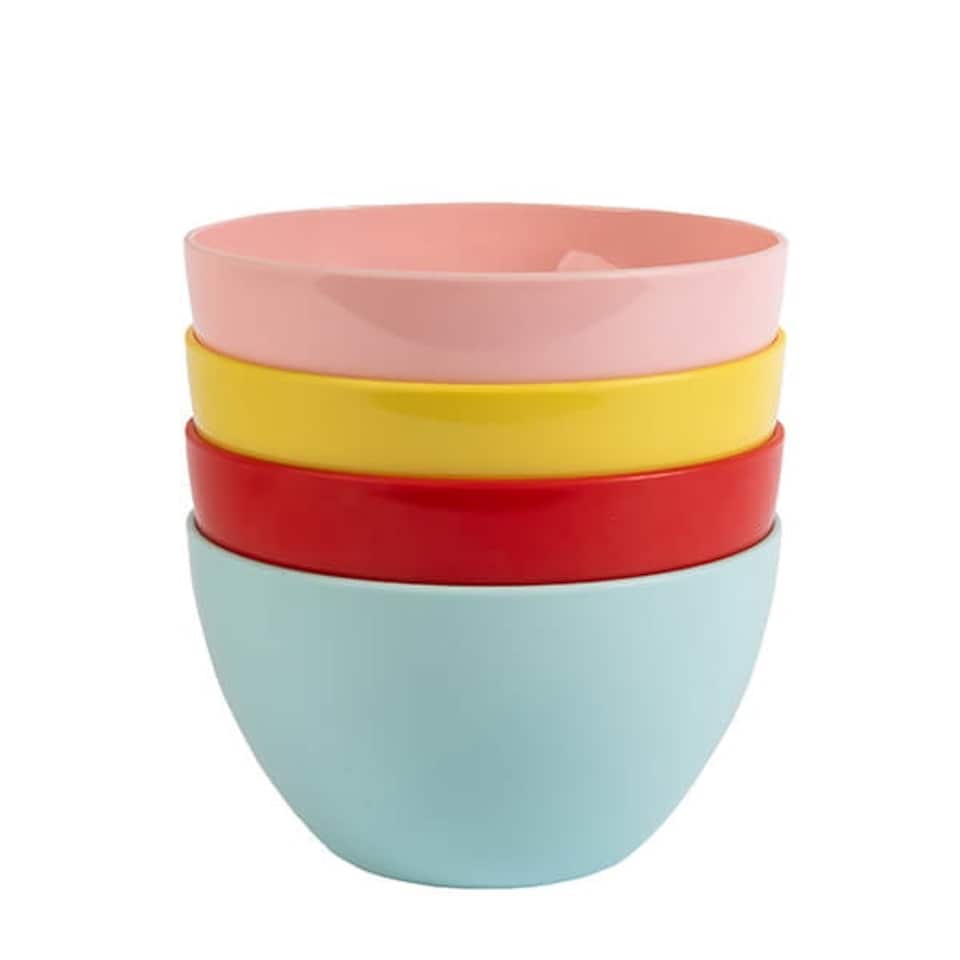 image 1 of Summerhouse by Navigate Strawberries & Cream Set of 4 Bowls