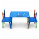 image 5 of Childrens Wooden Crayon Table and Chairs Set Kids Room Furniture