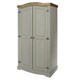 image 1 of Corona Grey, 2 Door Wardrobe Grey