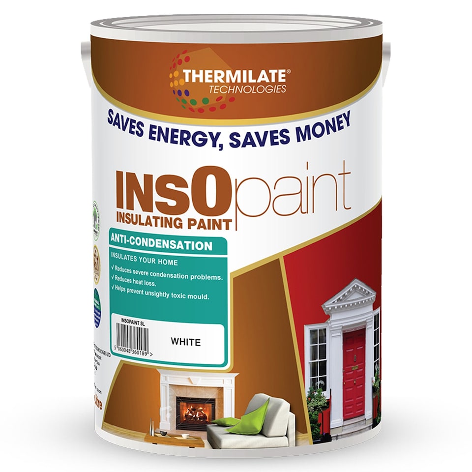 image 1 of InsOpaint Anti Condensation Paint - Stops Condensation on Interior Walls & Ceilings - Creamy White