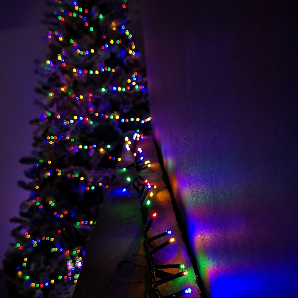 image 1 of 6m Treebrights Christmas Lights with 240 LEDs in Multi-Coloured with Timer
