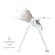 image 3 of Allis Baby Lola 2-in-1 Highchair Feeding Chair - Grey | Grey | One Size | 1